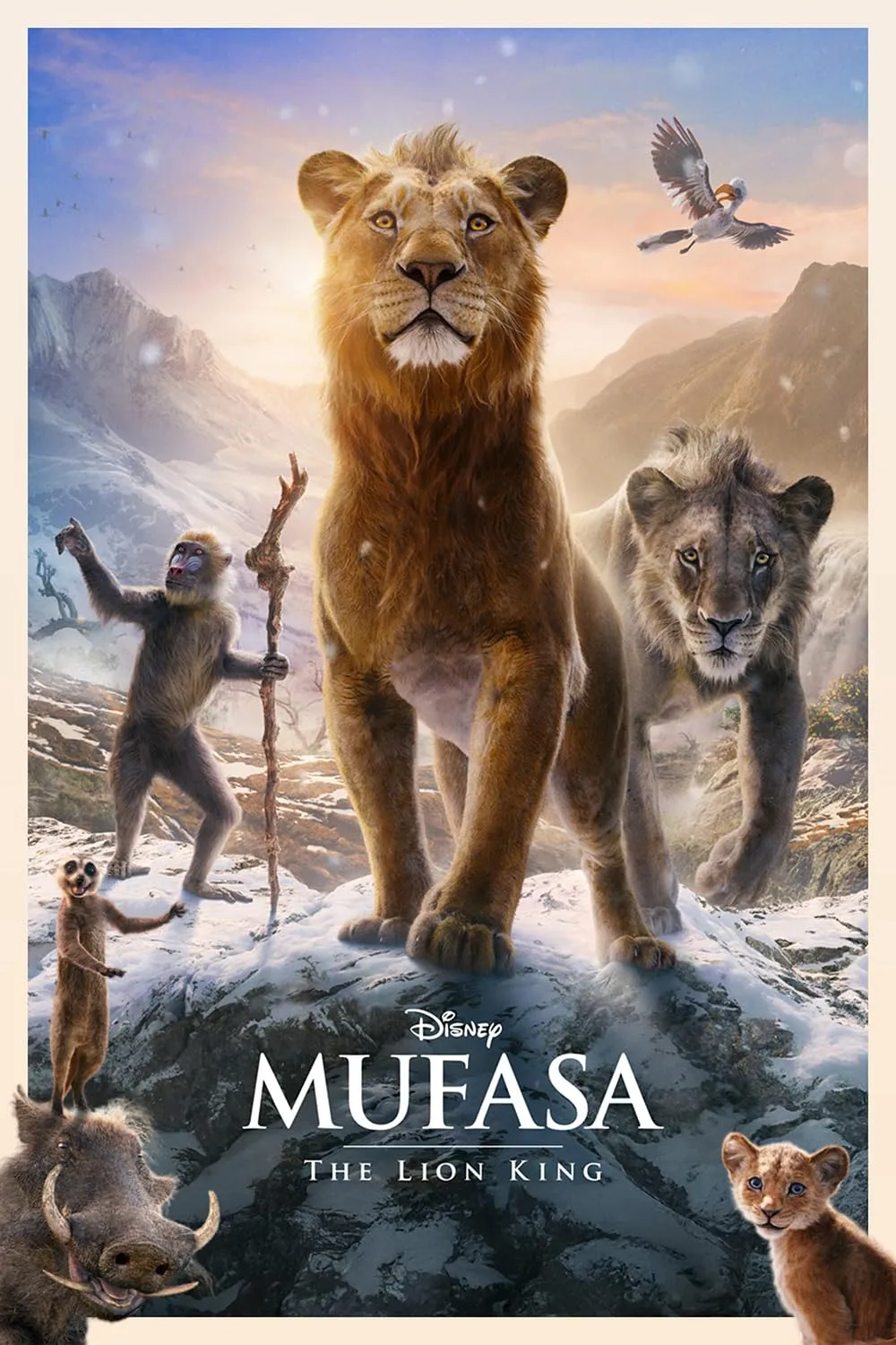 Cartaz do filme Mufasa: O Rei Leão